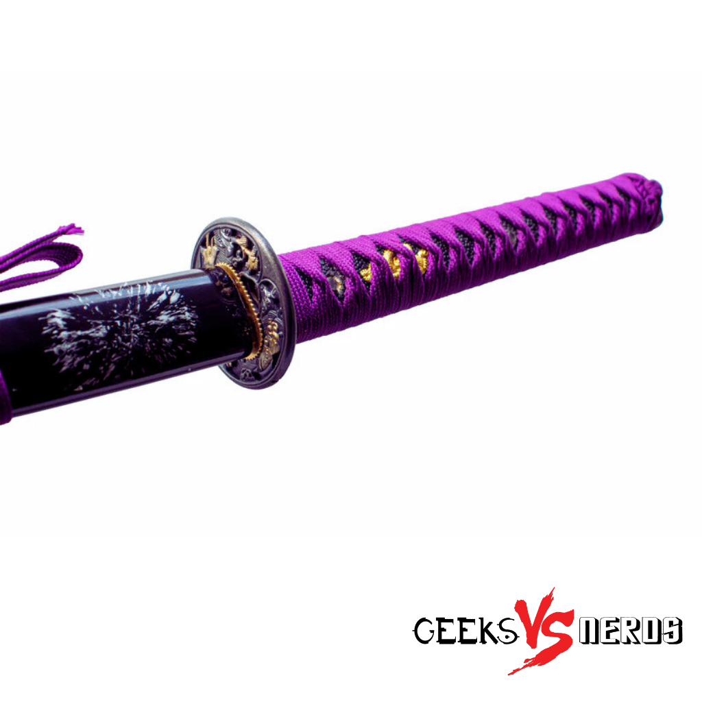Cursed Flower 'Norowareta Hana' Katana - 1060 High Carbon Steel (Battle Ready) - Image 5