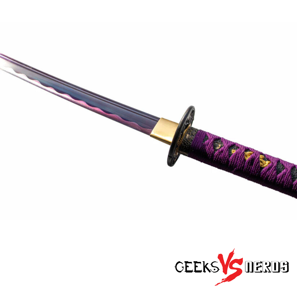 Cursed Flower 'Norowareta Hana' Katana - 1060 High Carbon Steel (Battle Ready) - Image 4