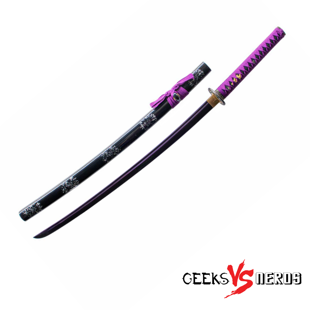 Cursed Flower 'Norowareta Hana' Katana - 1060 High Carbon Steel (Battle Ready) - Image 2