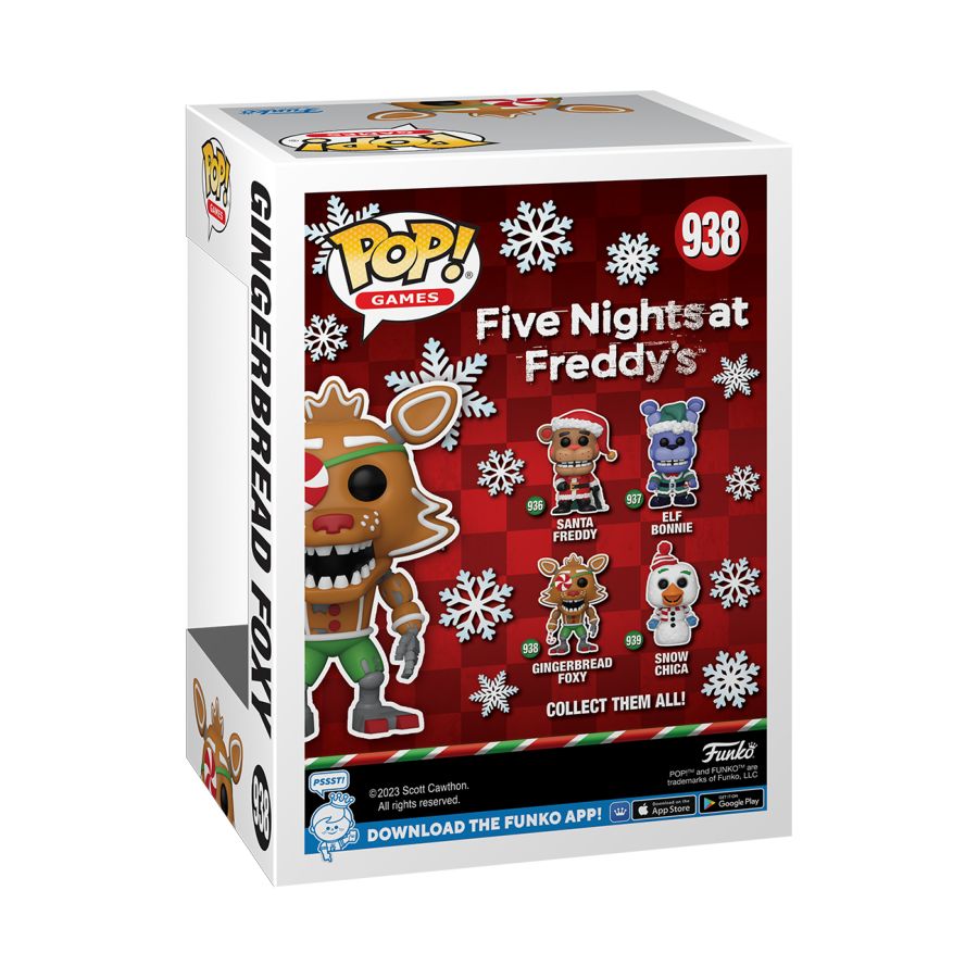Five Nights at Freddy's - Holiday Foxy Pop! Vinyl #938 - Image 3