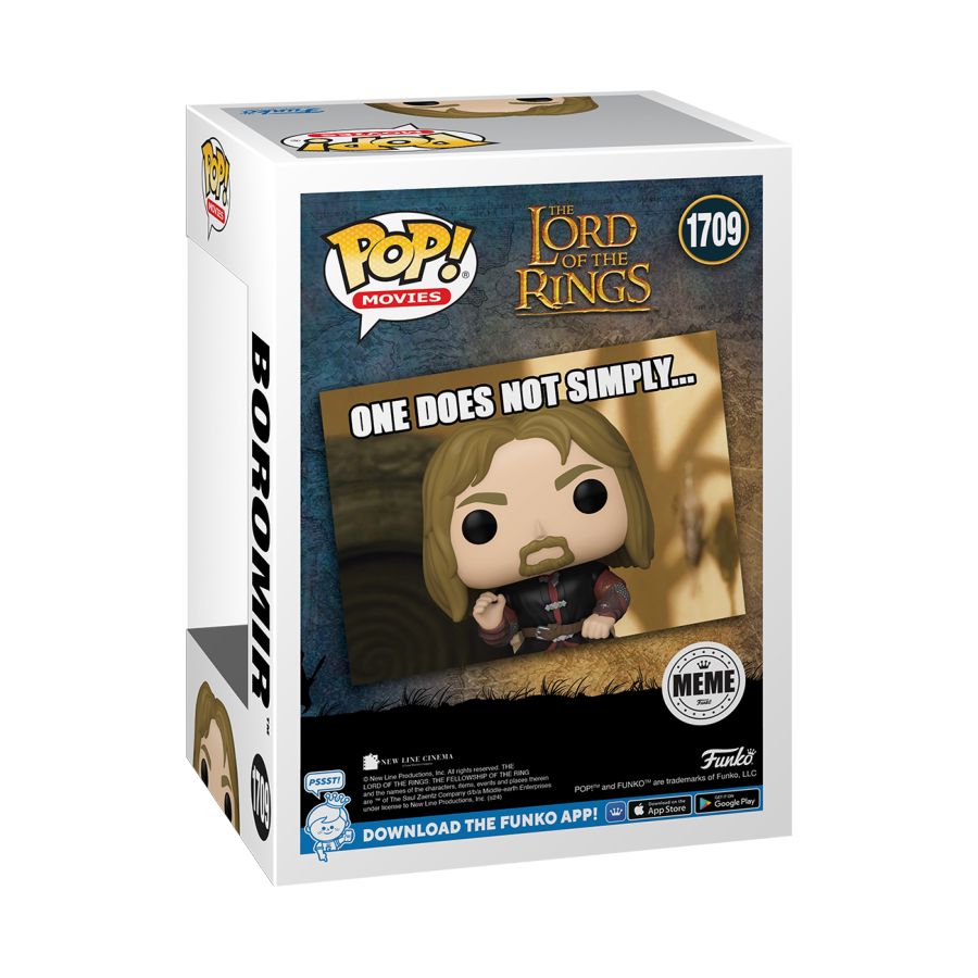 The Lord of the Rings - Boromir Meme Pop! Vinyl #1709 - Image 3