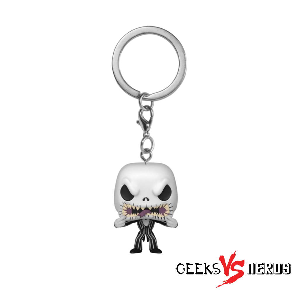 The Nightmare Before Christmas - Jack Scary Face Pocket Pop! Keychain