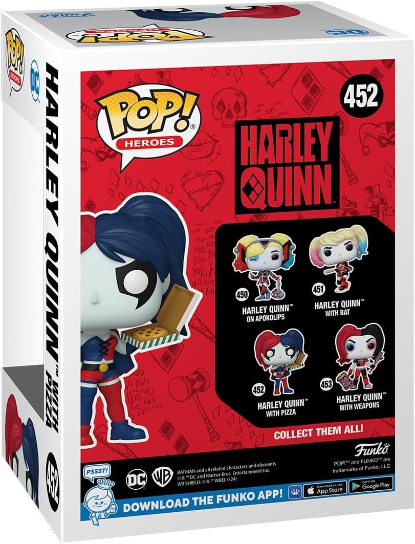 DC Comics - Harley Quinn with Pizza Pop! Vinyl - Image 3