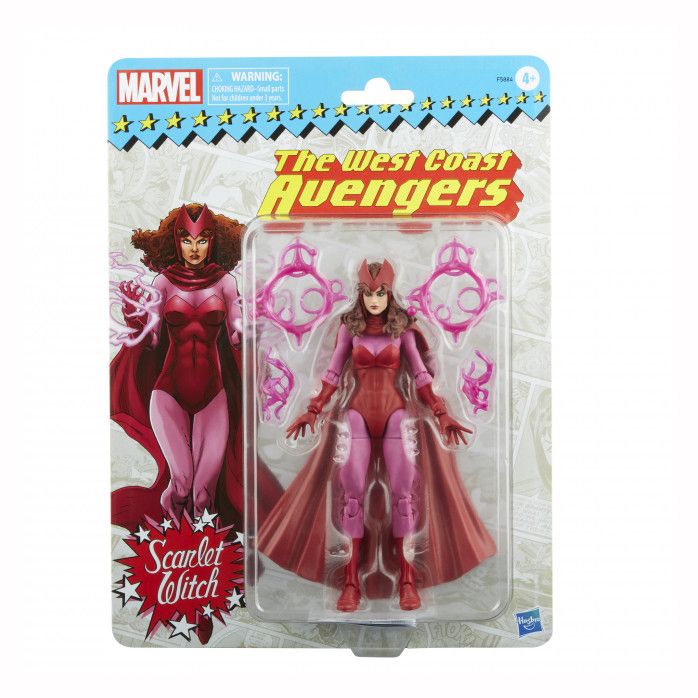 Marvel The West Coast Avengers Scarlet Witch 6" Retro Action Figure