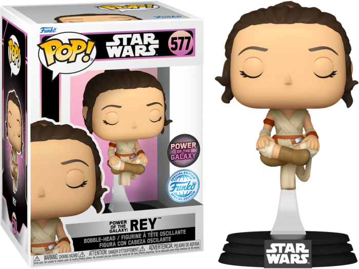 Star Wars - Power of the Galaxy Rey US Exclusive Pop! Vinyl  #577 - Image 3