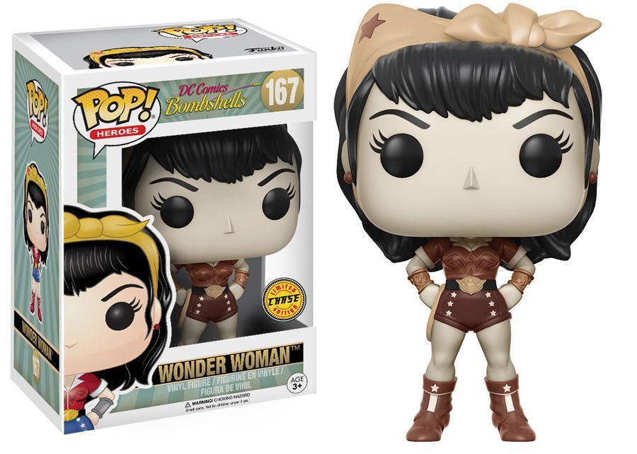 DC Comics Bombshells - Wonder Woman Pop! Vinyl #167 (Chase) - Image 3