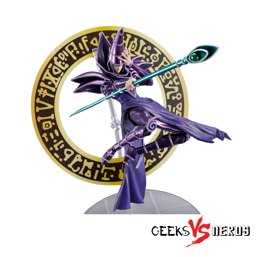 Yu-Gi-Oh! Duel Monsters S.H.MonsterArts Dark Magician Action Figure - Image 4