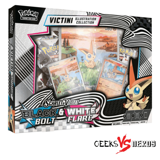 Pokémon Black Bolt & White Flare Unova Victini Illustration Collection