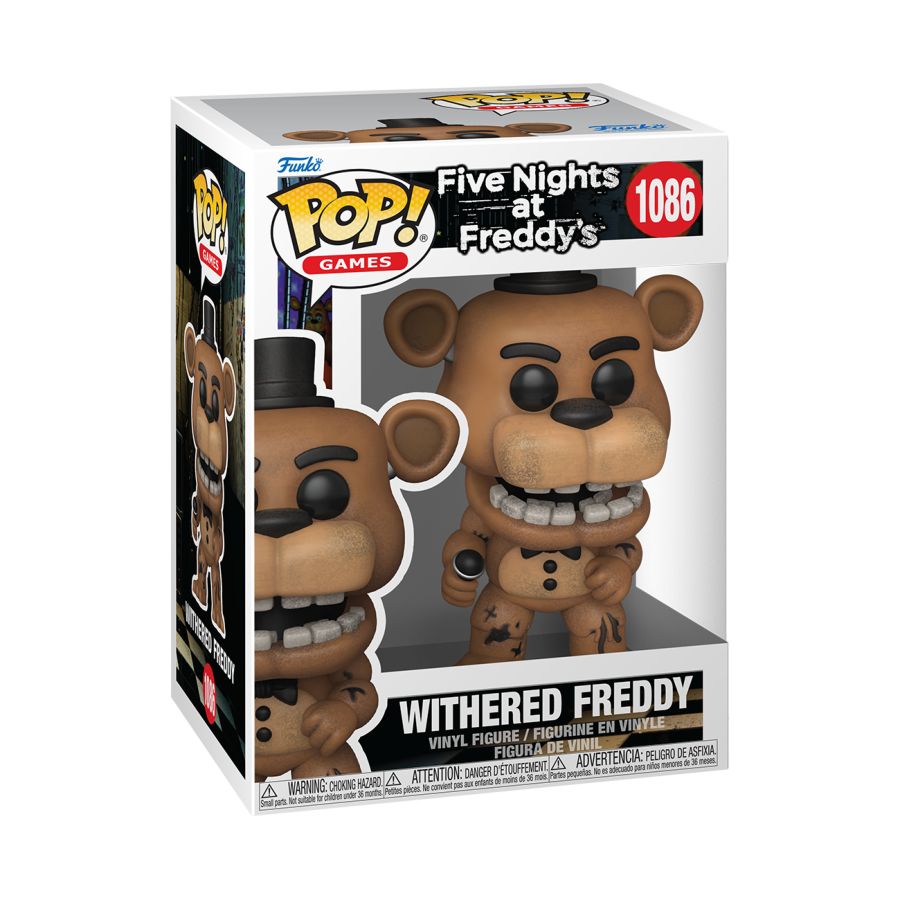 Five Nights at Freddy's - Withered Freddy Pop! Vinyl #1086 - Image 2