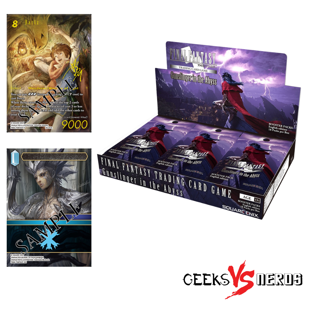 final fantasy gunslinger in the abyss booster box Final Fantasy TCG English: Gunslinger In The Abyss Booster Box –  1Collectibles main image 0