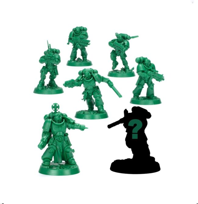 Warhammer 40k Space Marine Heroes: Dark Angels Figure (Assorted Blind Box) - Image 3