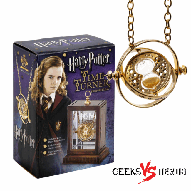 Harry Potter – Time Turner Necklace (24k Gold-Plated Replica)
