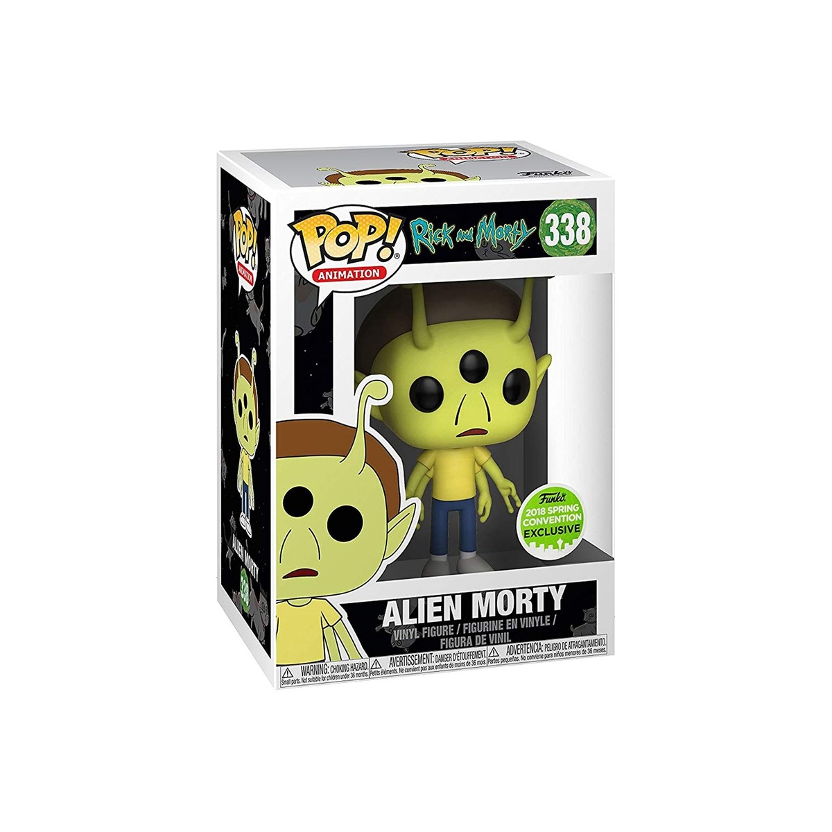 Rick and Morty - Alien Morty (2018 Spring Convention) Pop! Vinyl #338 - Image 2
