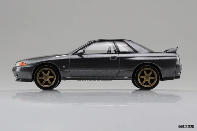 1/32 SNAP NISSAN R32 SKYLINE GT-R CUSTOM WHEEL (GunGrey Metallic Model Kit) - Image 5