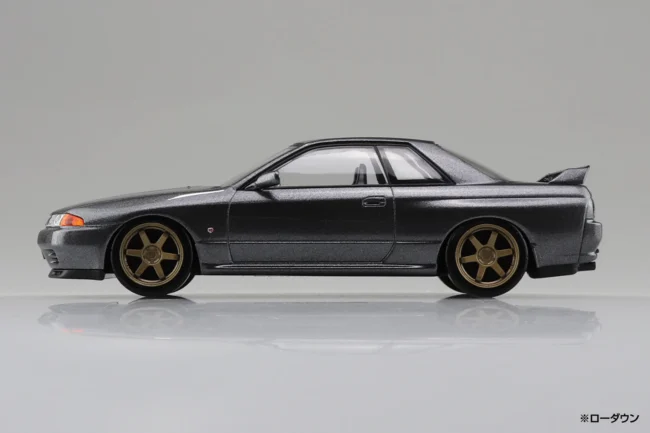 1/32 SNAP NISSAN R32 SKYLINE GT-R CUSTOM WHEEL (GunGrey Metallic Model Kit) - Image 6