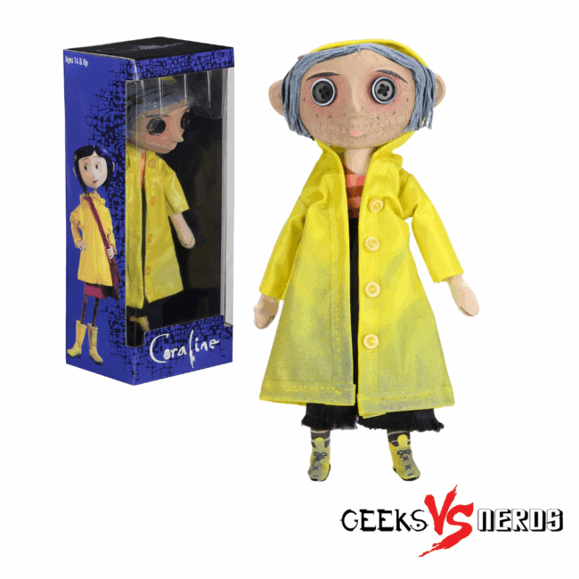 CORALINE DOLL – 6″ OFFICIAL COLLECTIBLE – www.geeksvsnerds.com.au