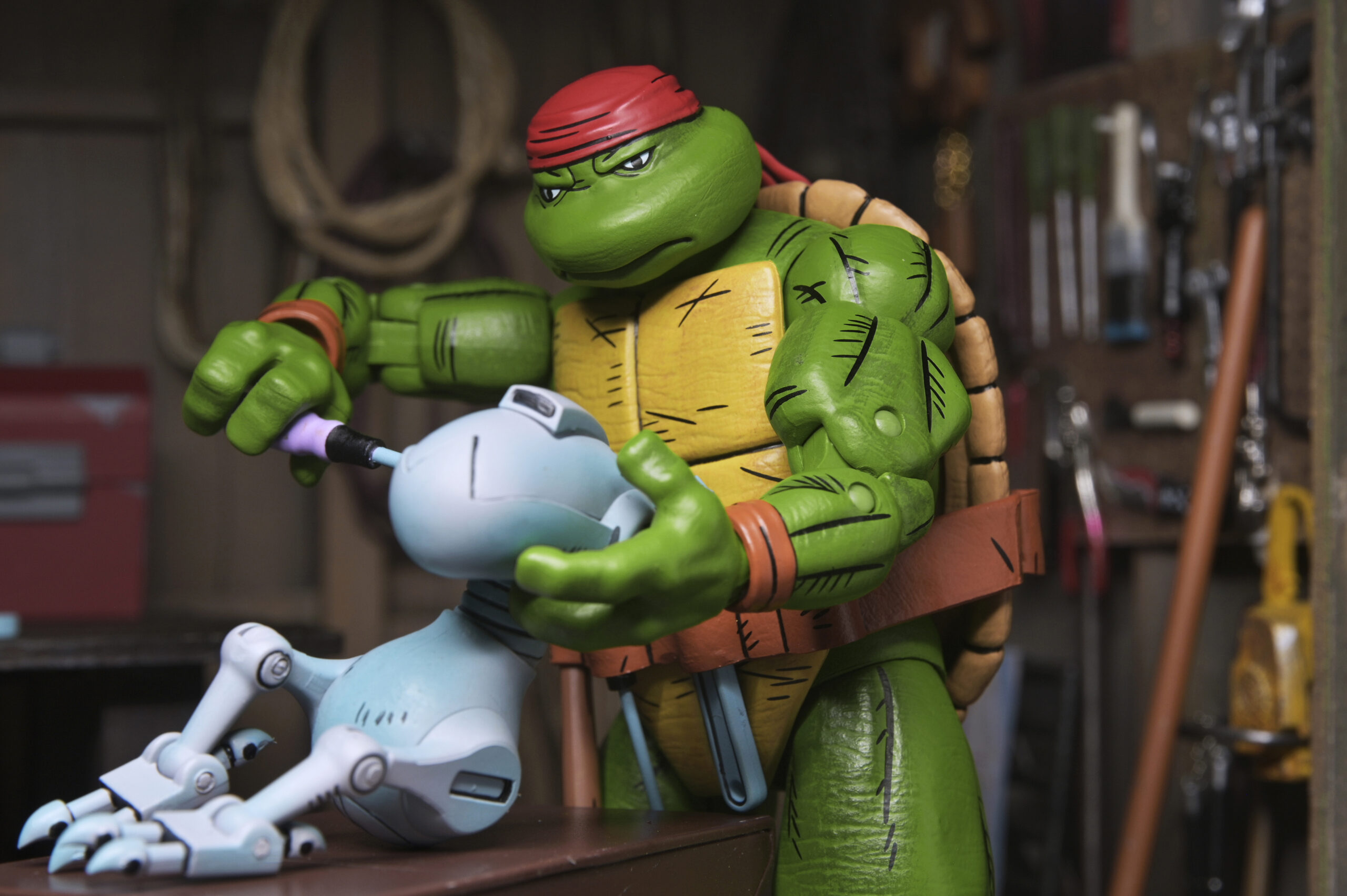 TMNT (MIRAGE COMICS) HANDYMAN DONATELLO - 7" SCALE ACTION FIGURE - Image 5