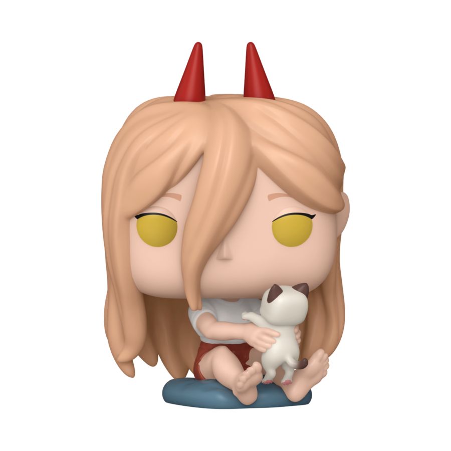 Chainsaw Man - Power with Meowy US Exclusive Pop! Vinyl #1766 - Image 2