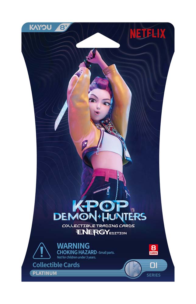 Kayou K-POP Demon Hunters Collectible Trading Card Blister Pack – Energy Edition - Image 3
