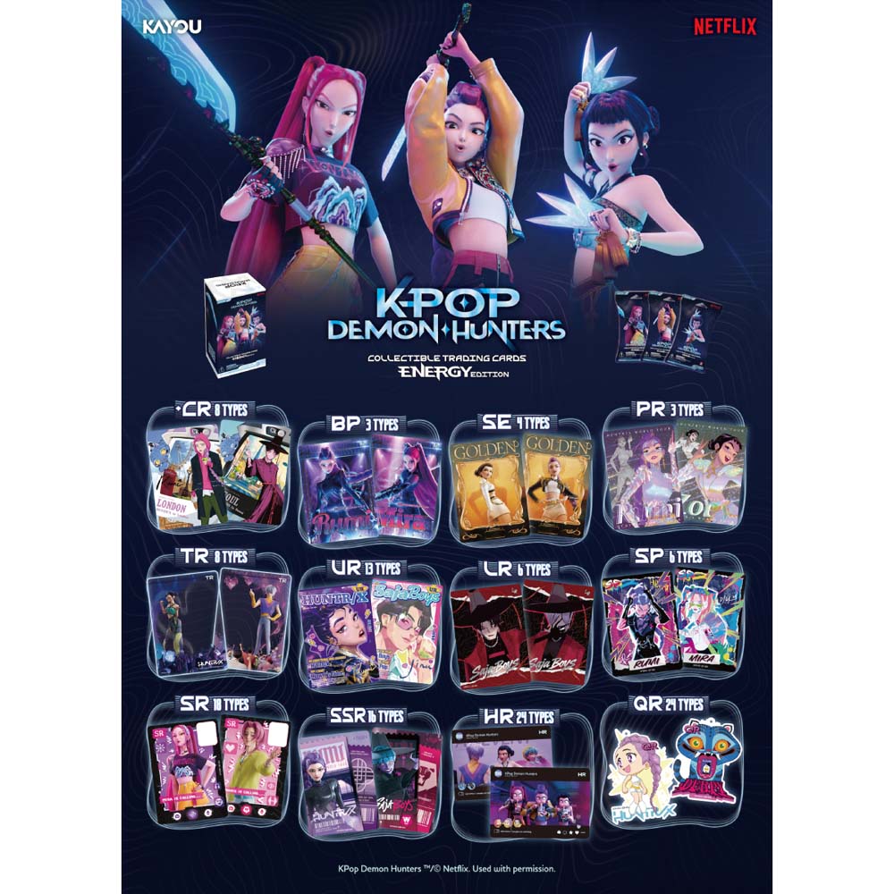 Kayou K-POP Demon Hunters Collectible Trading Card Blister Pack – Energy Edition - Image 2