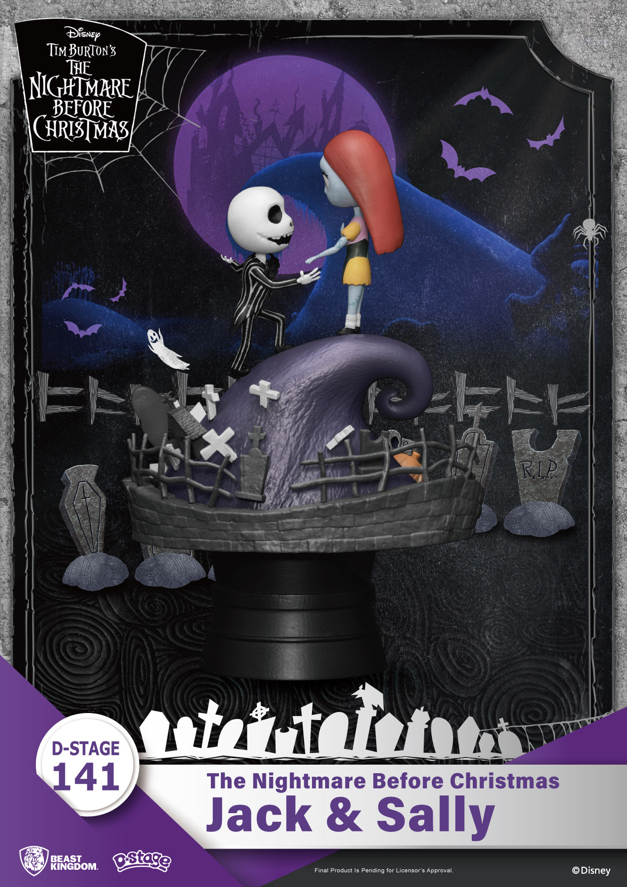 The Nightmare Before Christmas: Jack & Sally Statue - Image 4