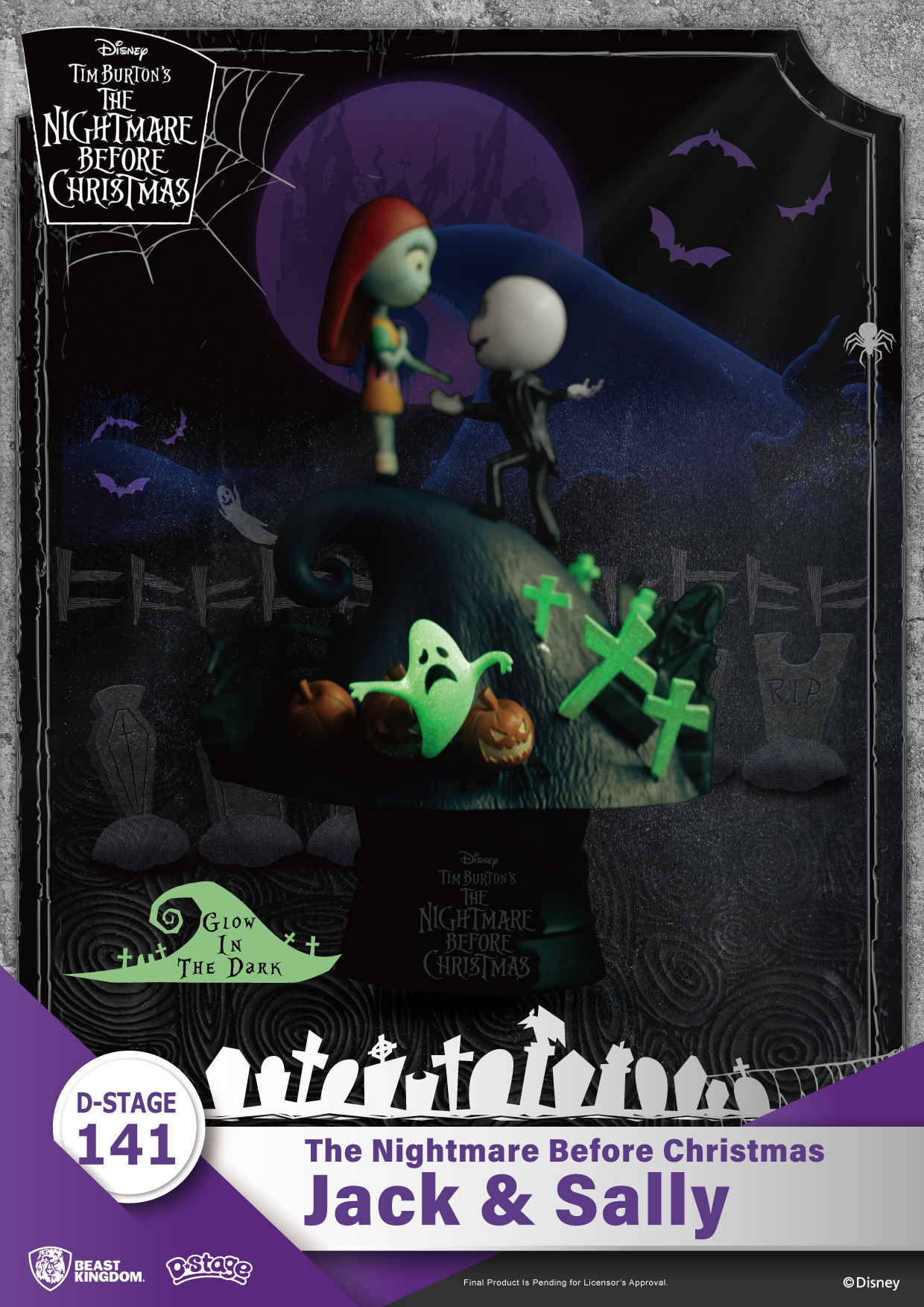 The Nightmare Before Christmas: Jack & Sally Statue - Image 6