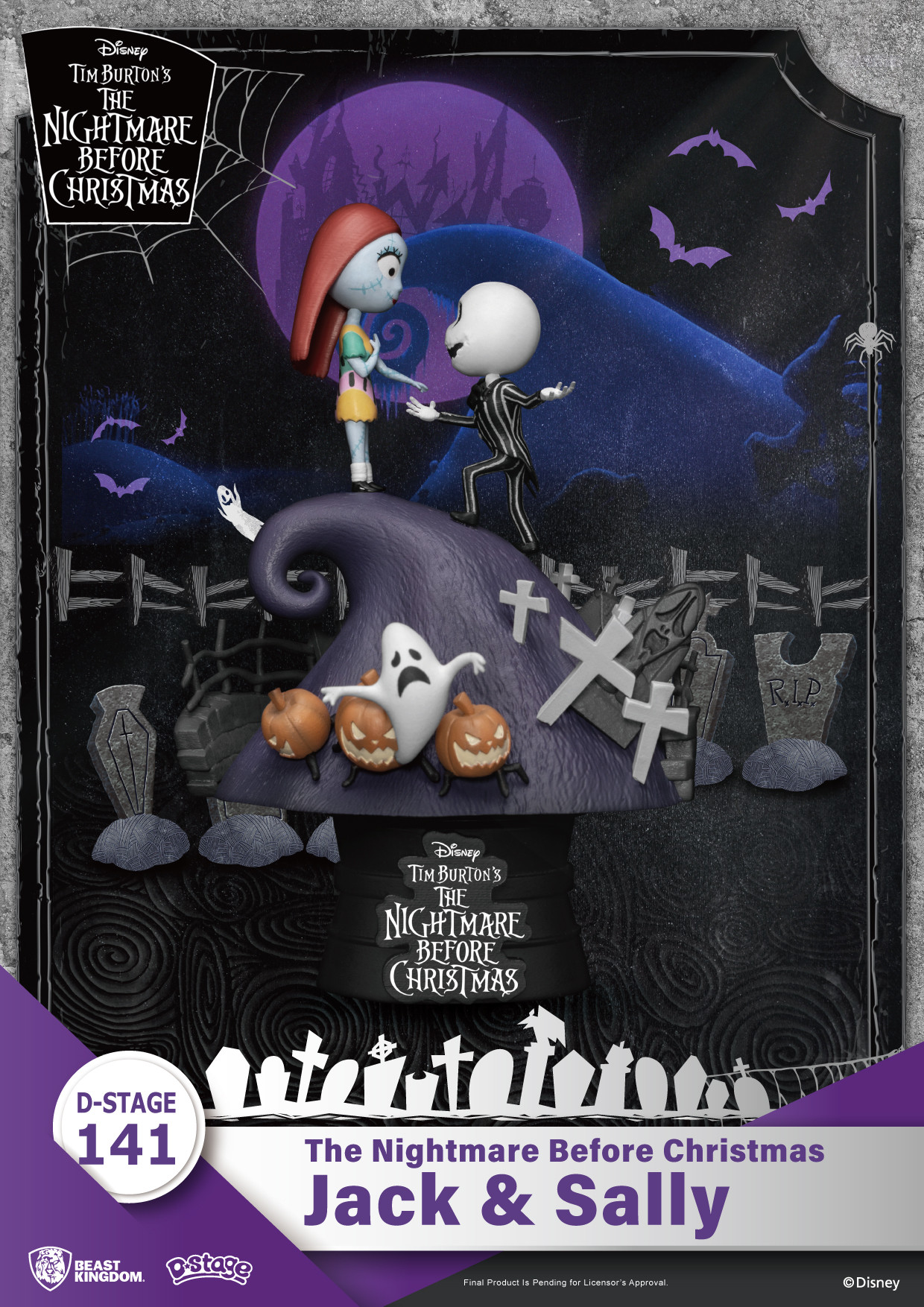 The Nightmare Before Christmas: Jack & Sally Statue - Image 3