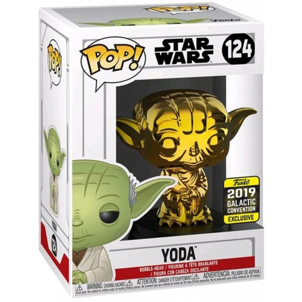 Star Wars: Yoda (2019 Galactic Convention Exclusive) pop! Vinyl #124 - Image 2