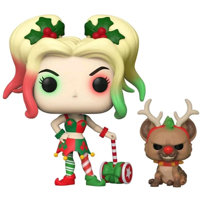 DC Comics - Harley with Bruce Holiday Pop! Vinyl #357 - Image 3